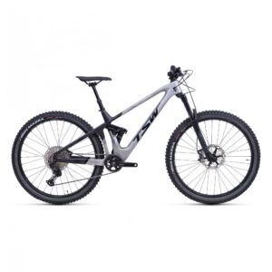 Bicicleta MTB TSW All Quest Full Suspension Carbono Roda 29 Tamanho 17.5 12 Velocidades Prata Preto