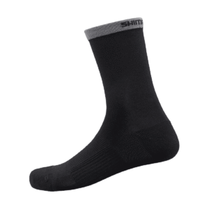 Meia Ciclismo de Compreensão Shimano Cano Alto Preto