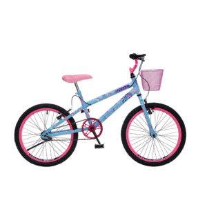 Bicicleta Infantil Feminina aro 20 Colli Jully Azul Champagne