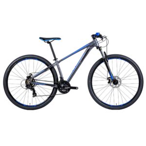 Bicicleta MTB Groove Hype 10 Roda 29 Tamanho 19 21 Velocidades Grafite Azul Preto