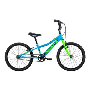 Bicicleta MTB Infantil Groove Ragga 20 Aço Azul Verde Preto