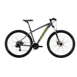 Bicicleta Oggi Hacker Sport Mountain Bike Grafite Verde Preto