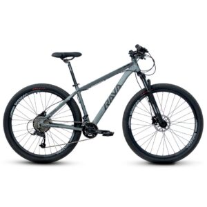 Bicicleta MTB Rava Pressure Roda 29 Tamanho 17 24 Velocidades 2021 Cinza Preto