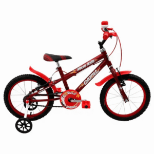 Bicicleta Infantil Aro 16 MTB Masculina Racer Kids Vermelha
