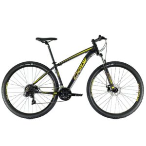 Bicicleta Oggi Hacker Sport 2021 Preto Amarelo