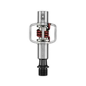 Pedal Crank Brothers Eggbeater 1 Prata Mola Vermelha