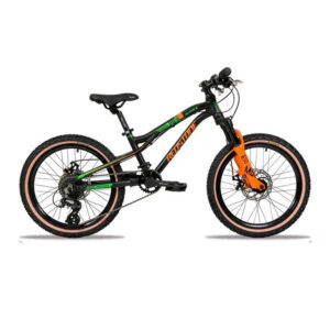 Bicicleta MTB Infantil Redstone Alpha G 20 8 Velocidades Shimano Altus Preto Verde