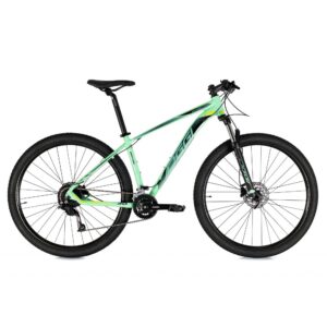 Bicicleta MTB Oggi Big Wheel 7.0 Roda 29 Tamanho 19 18 Velocidades 2021 Grafite Preto Verde