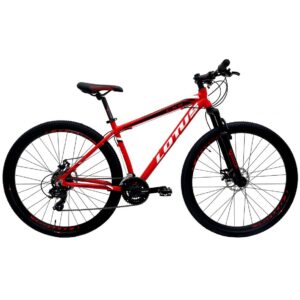 Bicicleta MTB Lotus CXR Roda 29 Tamanho 17.5 21 Velocidades Vermelha Branco