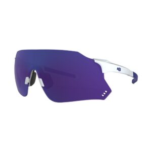 Óculos De Sol HB Quad X – Pearled White/ Blue Chrome