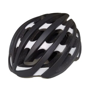 Capacete para Ciclismo Light Road Preto Branco Tamanho 58/61 Polisport