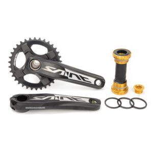 Pedivela Shimano Saint FC-M820 165mm 36 Dentes 68/73mm 10 Velocidades com Movimento