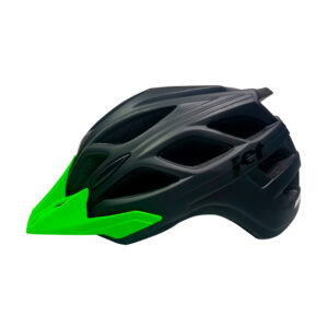 Capacete MTB Guardian Tamanho 58/61 Jet Adventure Preto Fosco Verde Neon