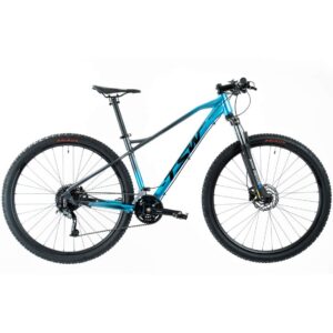 Bicicleta MTB TSW Stamina Roda 29 Tamanho 17 27 Velocidades Azul e Cinza