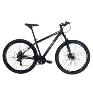 Bicicleta MTB Rava Pressure 21 Velocidades Roda 29 Tamanho 17 Preta e Cinza