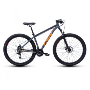 Bicicleta MTB TSW Ride Roda 29 Tamanho 17 21 Velocidades Cinza Laranja